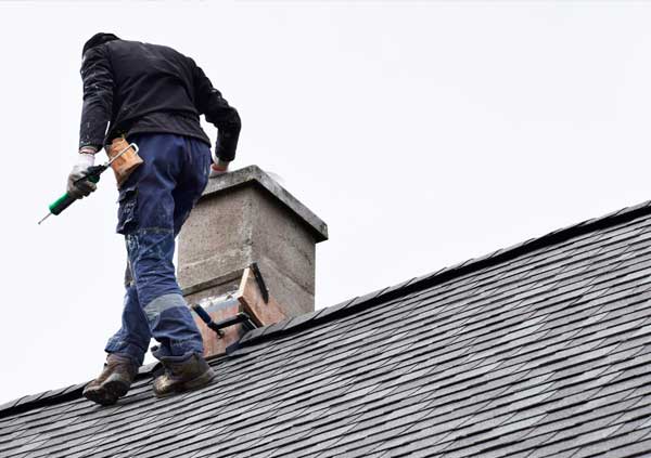 Chimney maintenance inspection