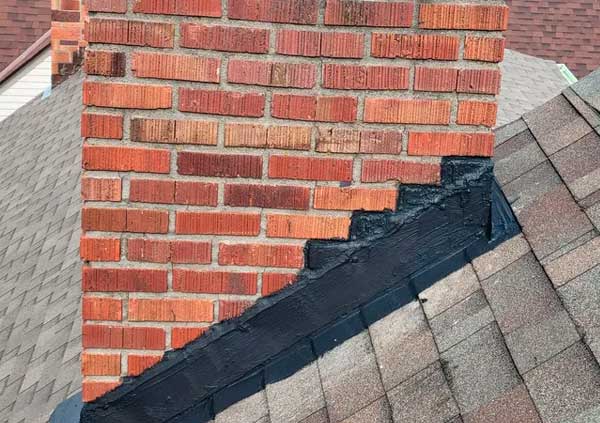 Waterproofing a chimney