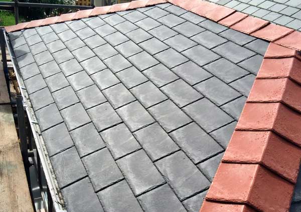 Renovationg of ridge tiles