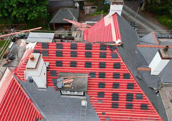 Impermeabilization of a new roof in Cork