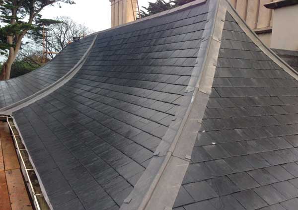 Curved roof in Cork restoration