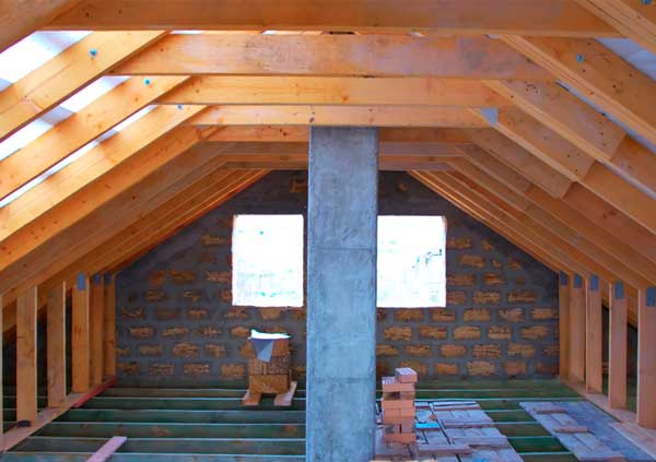 Preparation of an attic prior to be insulated