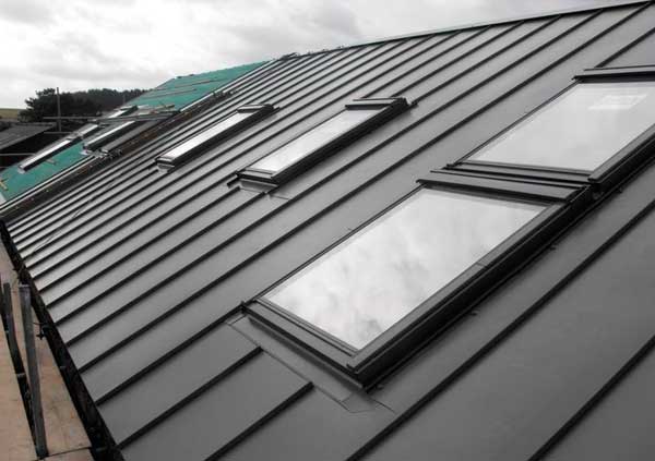 Metal roof windows